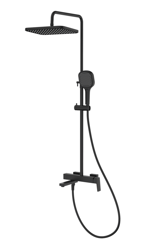 Душевая система Raglo черный R30.24.06