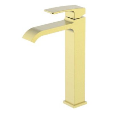 Смеситель для раковины высокий Raglo сатин золотой R02.15.03