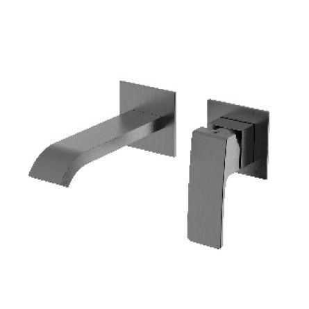 Смеситель для раковины встраиваемый Raglo оружейная сталь R02.11.09