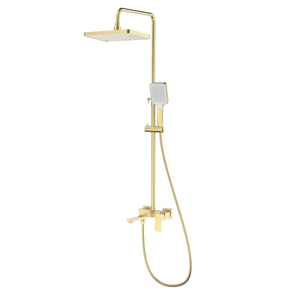 Душевая система Splenka сатин золото S01.24.03