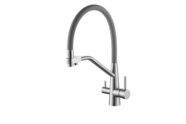 Смеситель для кухни с подключением к фильтру питьевой воды Splenka сатин S71.62.05