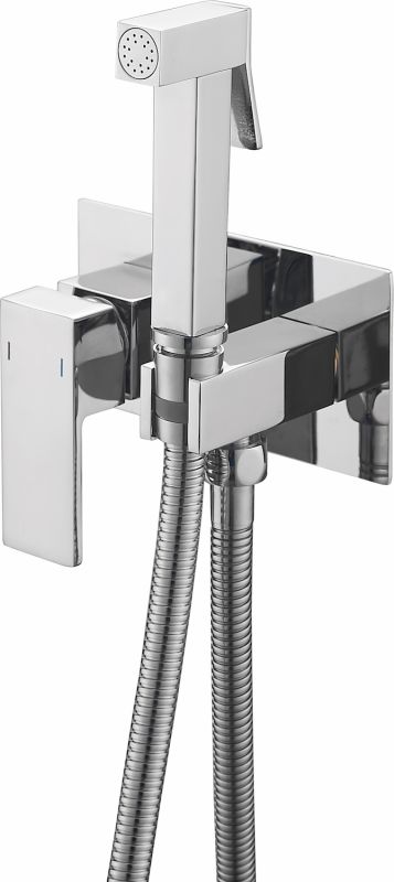 Смеситель с гигиеническим душем встраиваемый Splenka хром S97.52