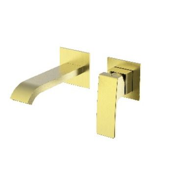 Смеситель для раковины встраиваемый Raglo сатин золотой R02.11.03