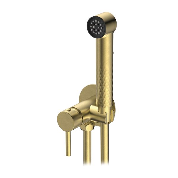 Смеситель с гигиеническим душем встраиваемый Splenka сатин золото S99.52.03