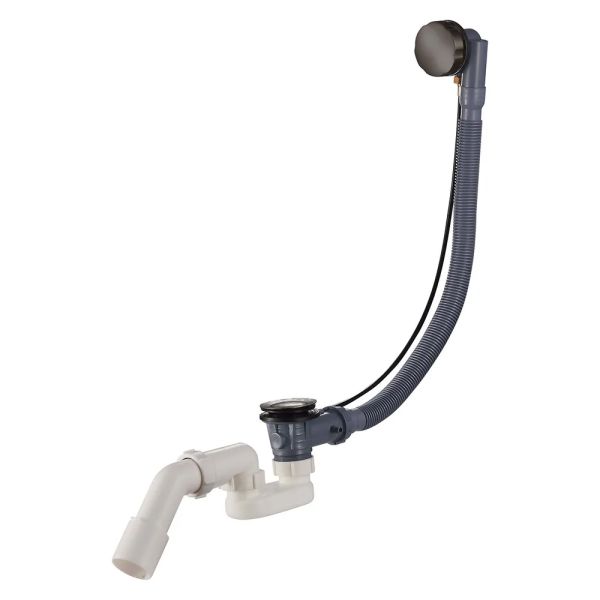 Сифон для ванны полуавтомат Raglo графит R600.30.09