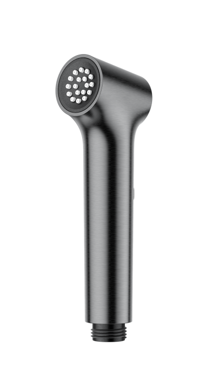 Гигиеническая лейка с клавишей регулировки воды Raglo графит R460.05.09