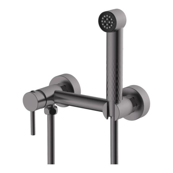 Смеситель с гигиеническим душем Splenka графит S99.51.07