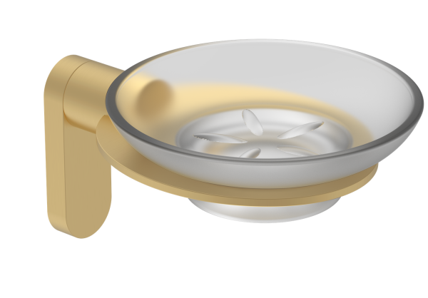 Держатель + Мыльница Raglo сатин золото R300.02.03