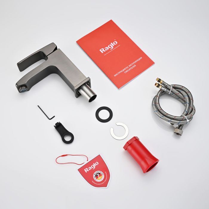 Смеситель для раковины Raglo графит R01.10.09