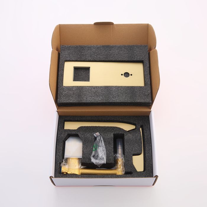 Встраиваемый смеситель для раковины Raglo золото сатин R01.11.03