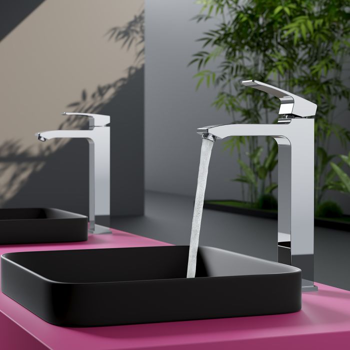 Смеситель для раковины высокий Raglo хром R01.15