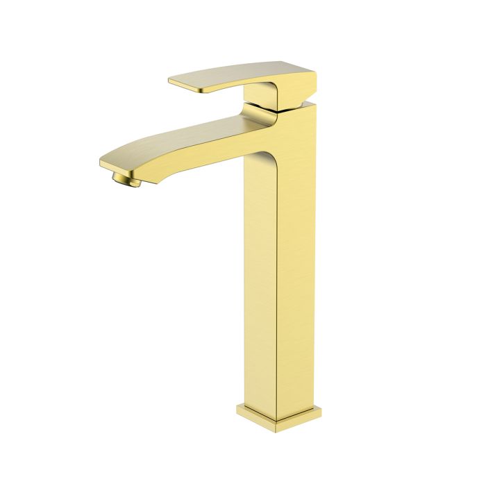 Смеситель для раковины высокий Raglo сатин золото R01.15.03