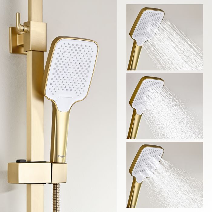Душевая система Raglo сатин золото R01.24.03