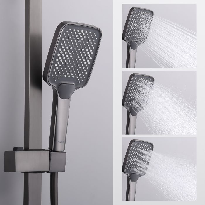 Душевая система Raglo графит R01.24.09