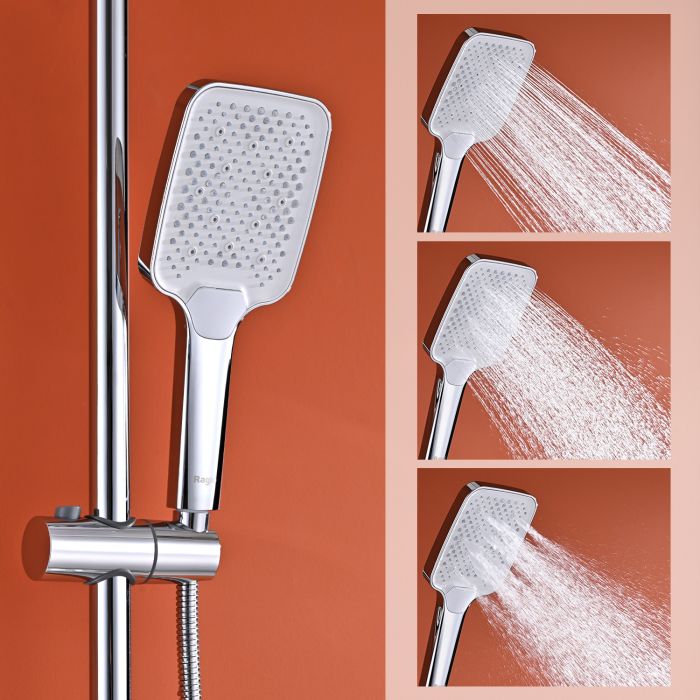 Душевая система с термостатом Raglo хром R01.26