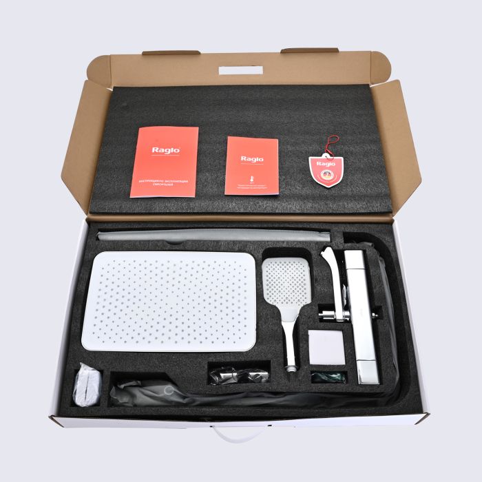 Душевая система с термостатом Raglo хром R01.26