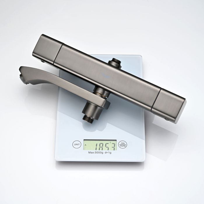 Душевая система с термостатом Raglo графит R01.26.09