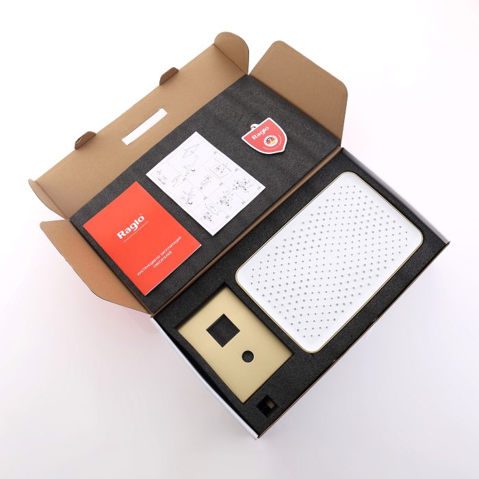 Встраиваемый смеситель для ванны с 3-функциями Raglo сатин золото R01.27.03