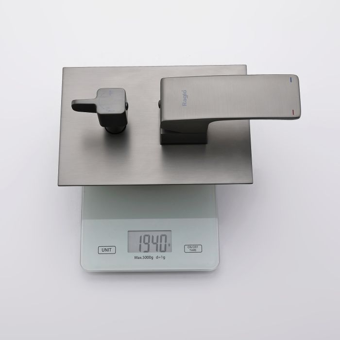 Встраиваемый смеситель для ванны с 3-функциями Raglo оружейная сталь R01.27.09