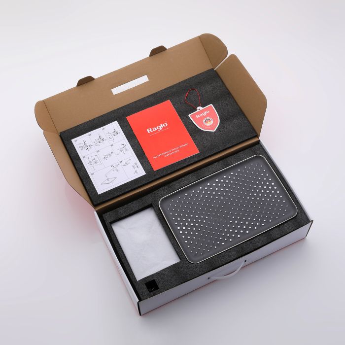 Встраиваемый смеситель для ванны с 3-функциями Raglo оружейная сталь R01.27.09