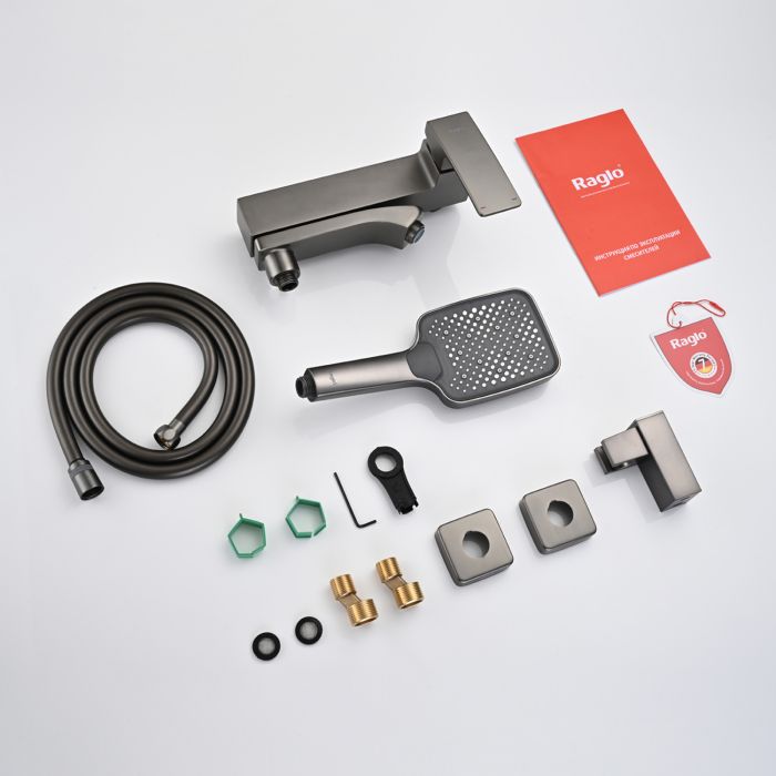 Смеситель для ванны Raglo графит R01.30.09