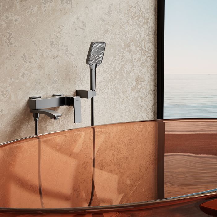 Смеситель для ванны Raglo графит R01.30.09