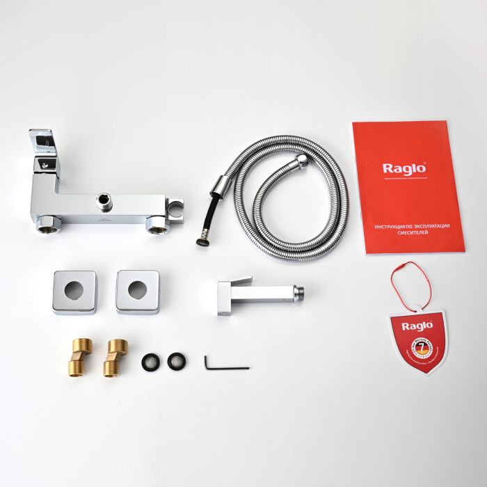 Смеситель с гигиеническим душем Raglo хром R01.51