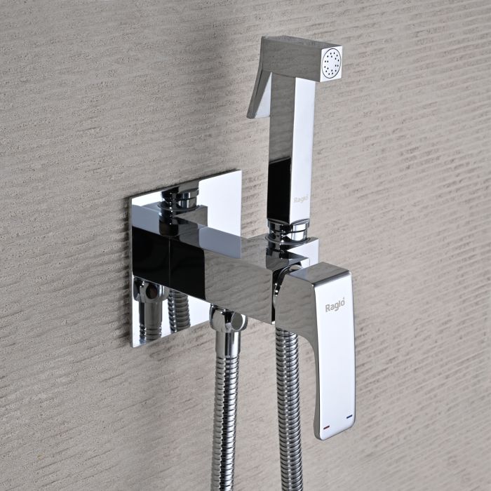 Смеситель с гигиеническим душем встраиваемый Raglo хром R01.52