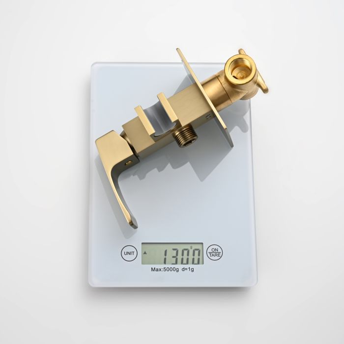 Смеситель с гигиеническим душем встраиваемый Raglo сатин золото R01.52.03