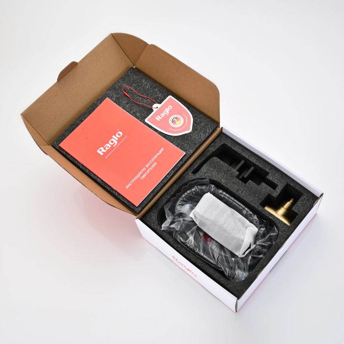 Смеситель с гигиеническим душем встраиваемый Raglo черный R01.52.06