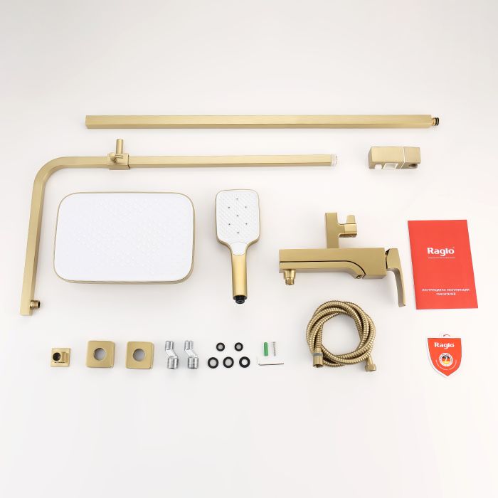 Душевая система Raglo сатин золото R02.24.03