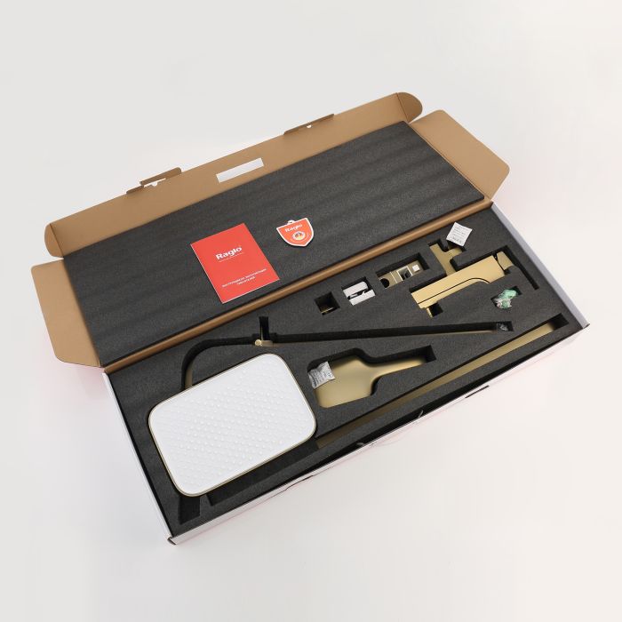 Душевая система Raglo сатин золото R02.24.03