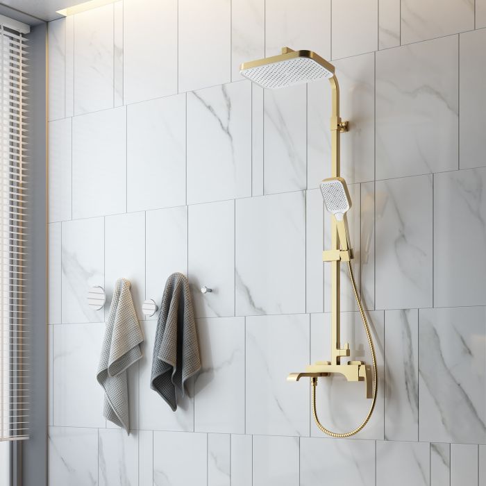 Душевая система Raglo сатин золото R02.24.03