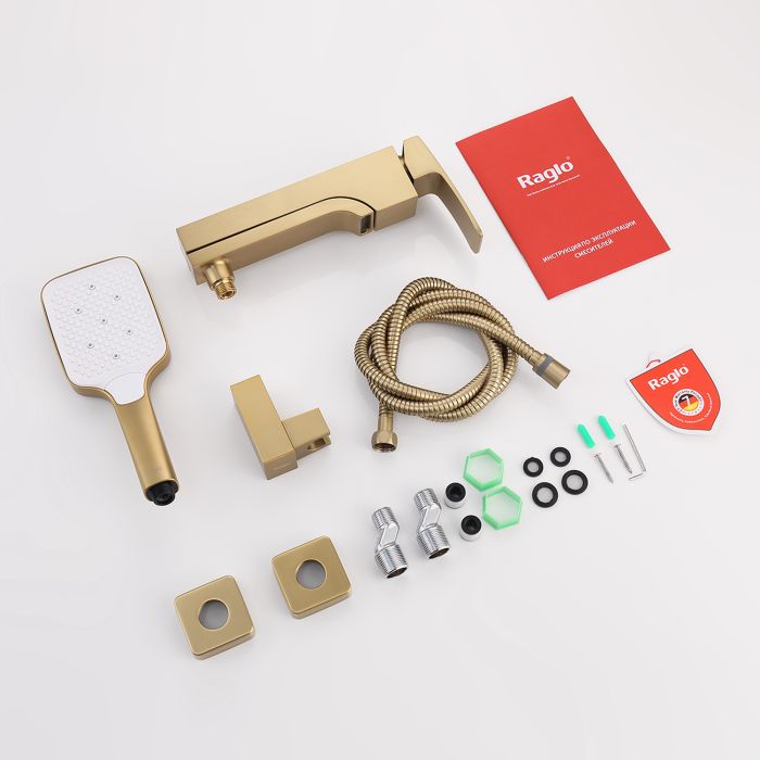 Смеситель для ванны Raglo сатин золото R02.30.03
