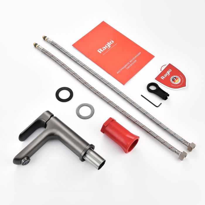 Смеситель для раковины Raglo графит R03.10.09