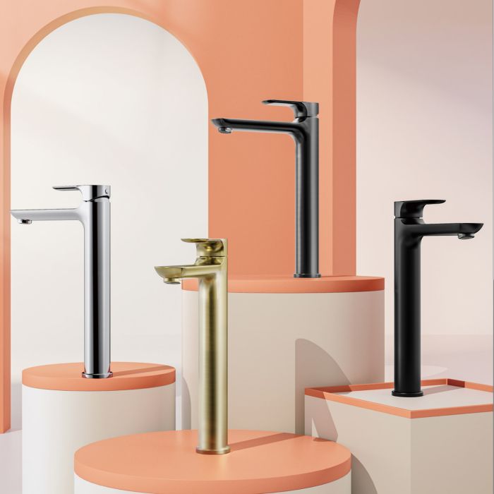 Смеситель для раковины высокий Raglo графит R03.15.09