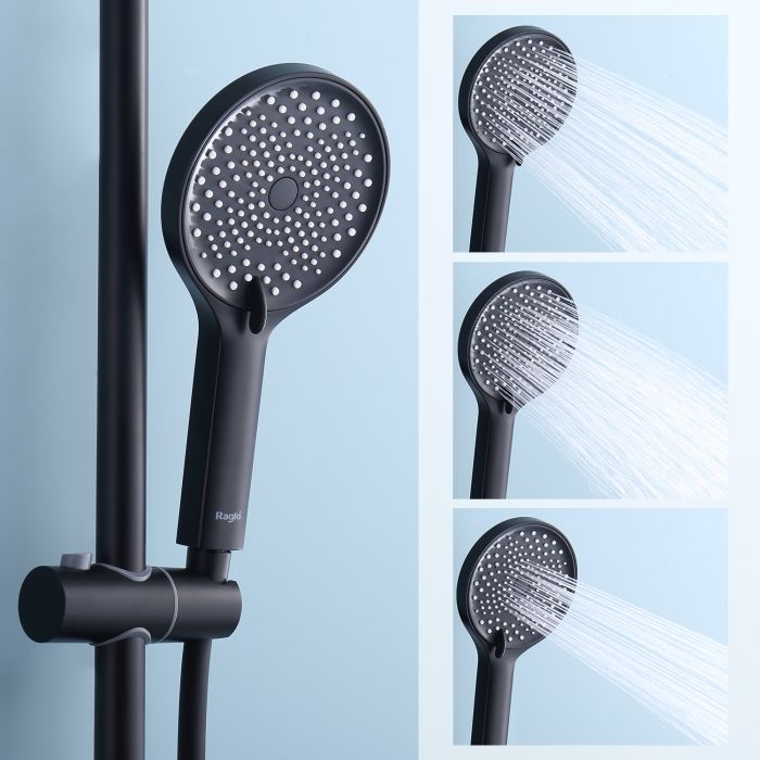 Душевая система Raglo черный R03.24.06