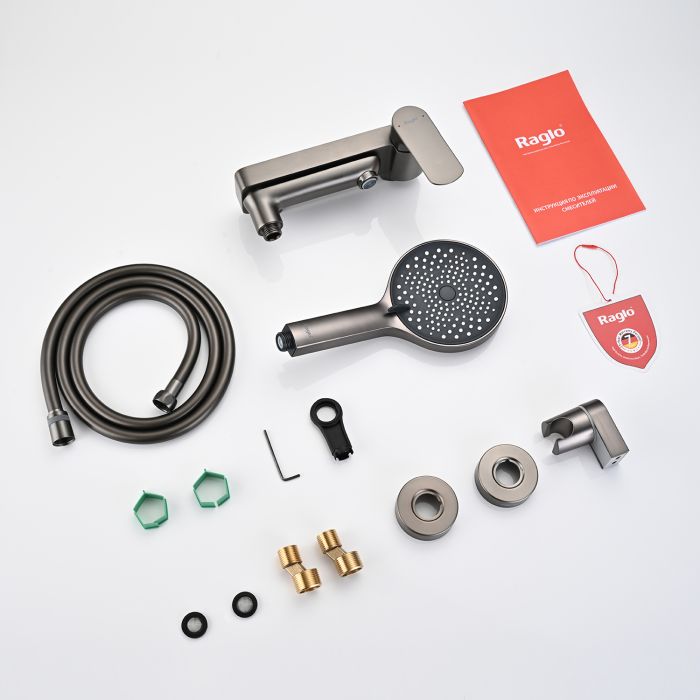 Смеситель для ванны Raglo графит R03.30.09