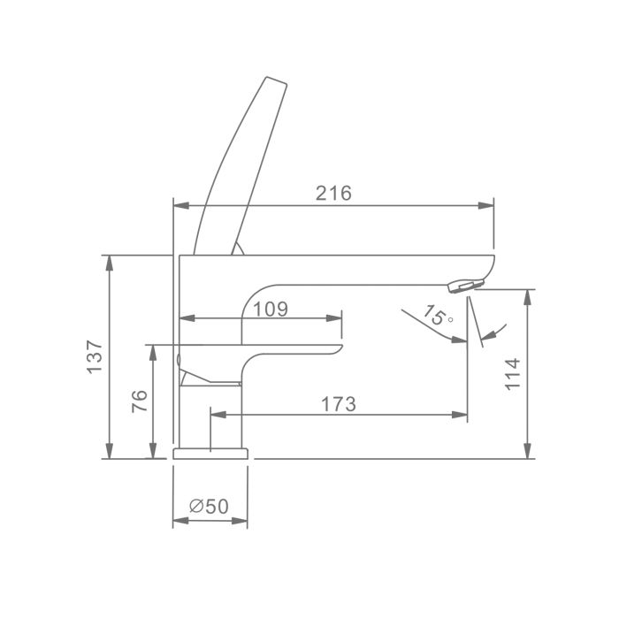 Смеситель для ванны на 3 отверстия Raglo сатин золото R03.31.03