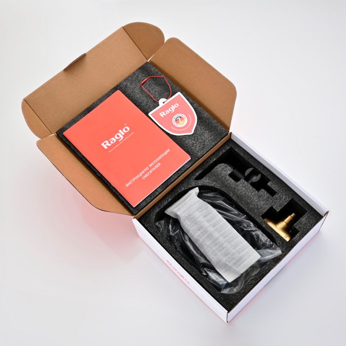 Смеситель с гигиеническим душем встраиваемый Raglo черный R03.52.06