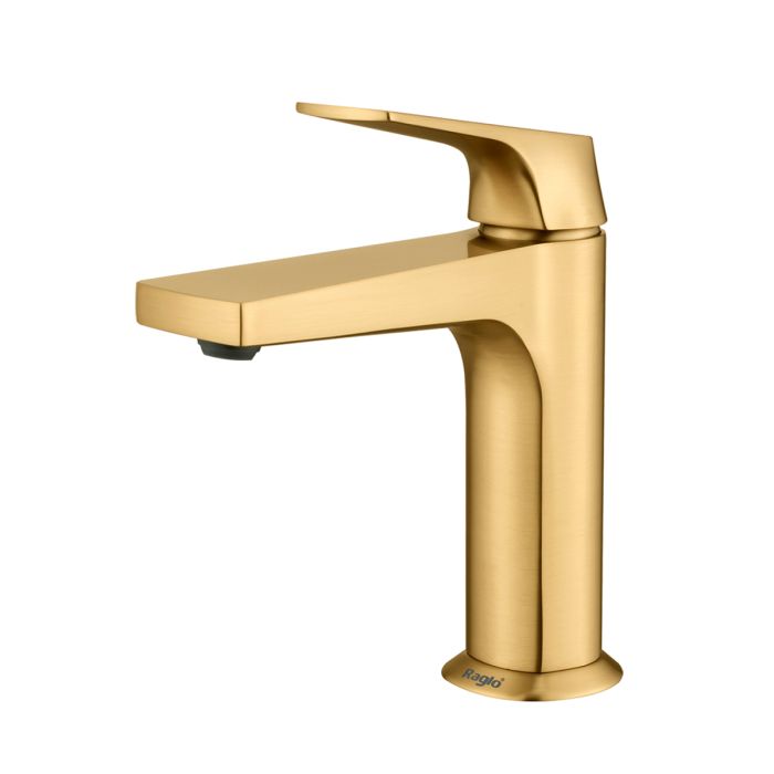 Смеситель для раковины Raglo золотой сатин R07.10.03