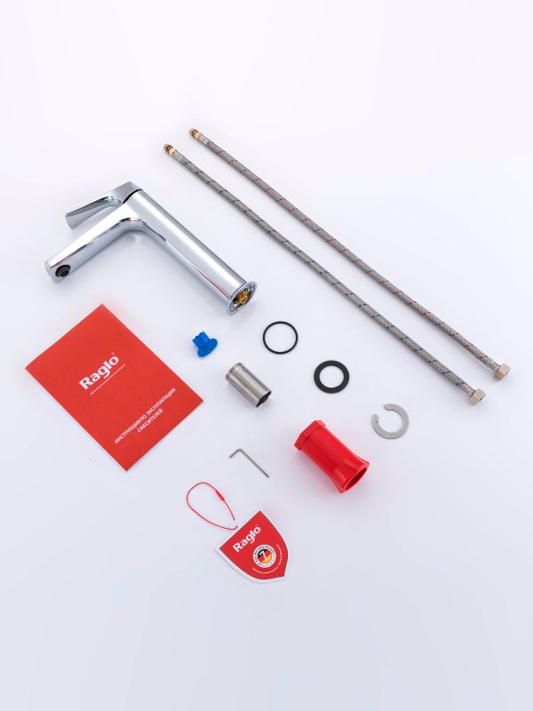 Смеситель для раковины высокий Raglo хром R07.15