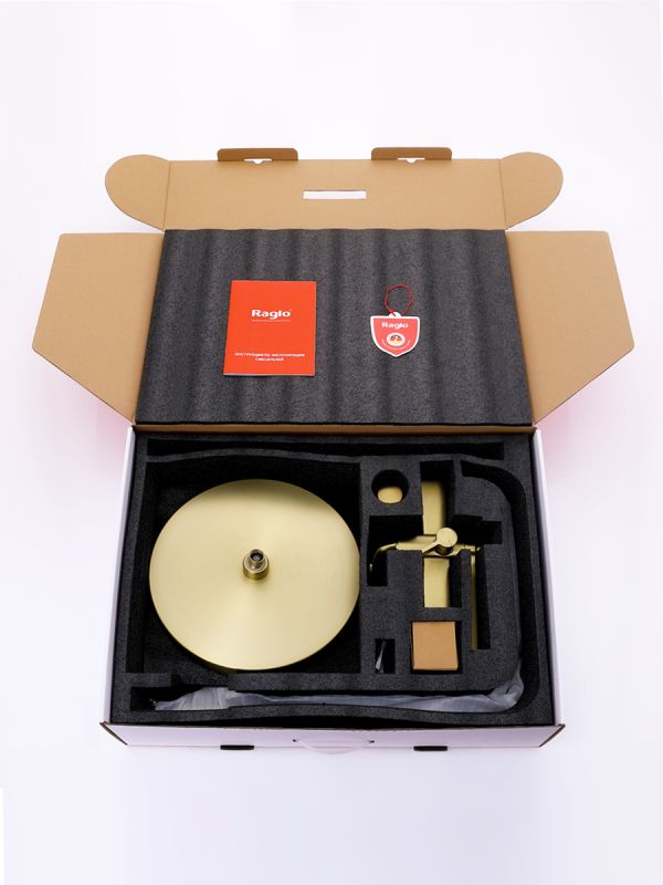 Душевая система Raglo сатин золото R07.24.03