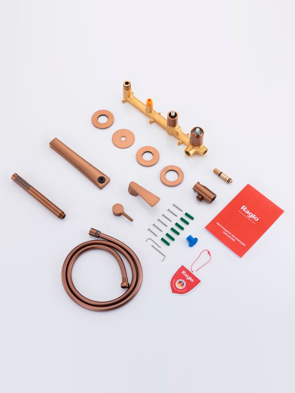 Смеситель для ванны Raglo матовая медь R07.32.33