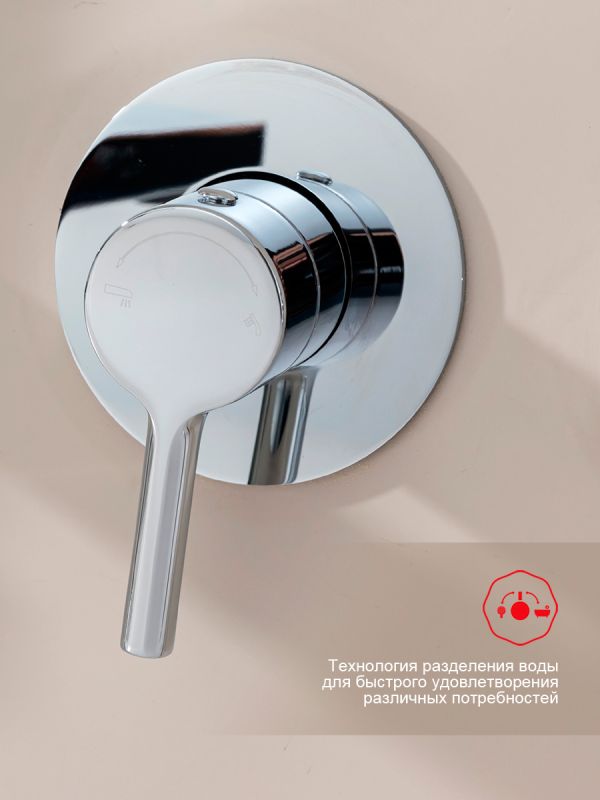 Смеситель для ванны Raglo хром R07.32