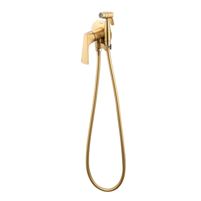 Смеситель с гигиеническим душем Raglo золотой сатин R07.52.03