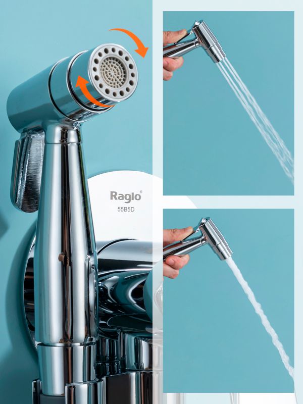 Смеситель с гигиеническим душем Raglo хром R07.52