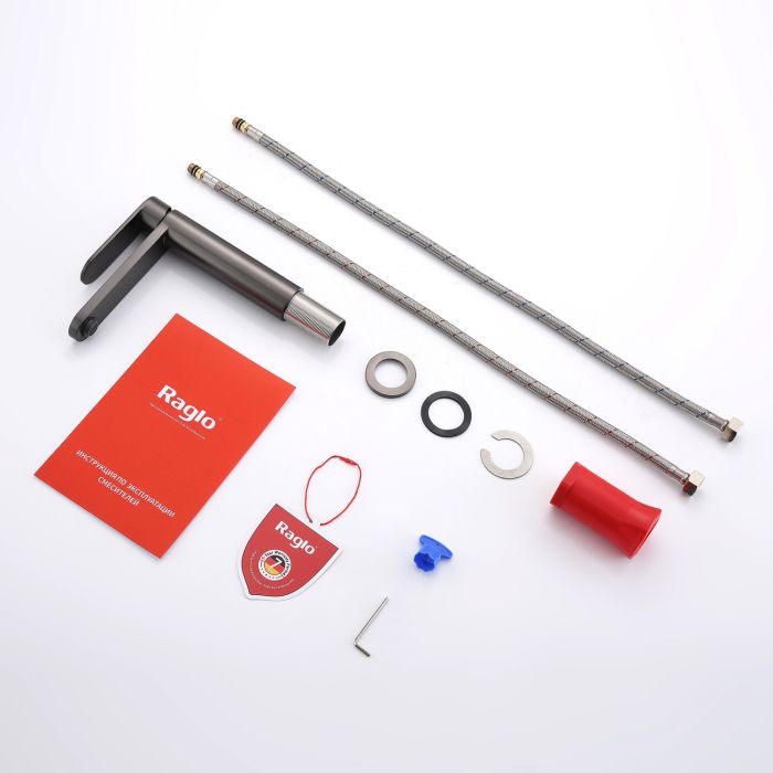 Смеситель для раковины Raglo оружейная сталь R10.10.09