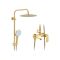 Душевая система Raglo золотой сатин R10.24.03
