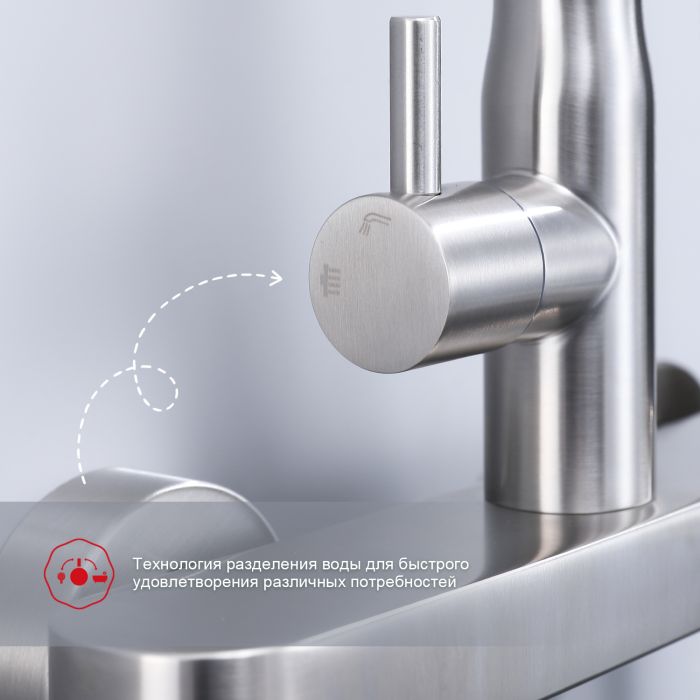 Душевая система Raglo сатин R10.24.05